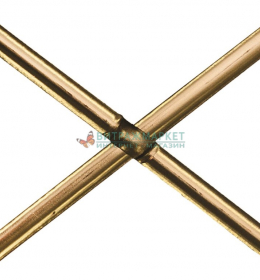 Свинцовая лента Decra Led Brass 9 мм/50 м (латунь, глянцевое золото)
